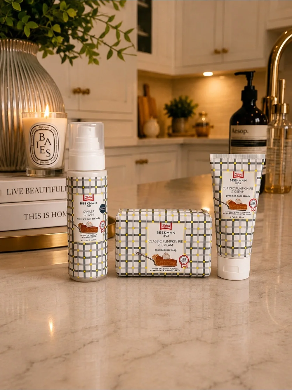 Beekman 1802 x Libby’s Pumpkin Pie & Vanilla Cream 3-Piece Set